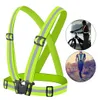 Justerbar utomhuskörningscykling Vest Harness Reflective Belt Safety Jacket Ny Chic2171139