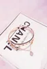 Hela rosguld rostfritt stål armband armband kvinnliga hjärta för evigt kärlek märke charm armband för kvinnor berömda smycken1126102