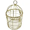 Posiadacze świec Iron Holder for Party Birdcage Wedding Candys Box Favor Table Centerpiece Dekoracja