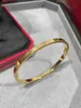 Pulseira de designer para feminina pulseira de ouro fino para mulheres amor sem diamante top-Gold 18k Silver Silver Style Jewelry para presente com caixa