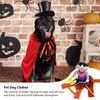 犬のアパレルペットコスプレアパレル猫怖いハロウィーンコスチェアリアルな衣装パーティーフェスティバルの装飾