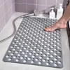 Tapis de bain antidérapant pour salle de bain, avec ventouse, conception de trous ronds, anneau de Massage, vidange rapide, adapté à la salle de douche El