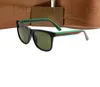 Zonnebrillen ontwerper Fashion Classic Sunglass For Men dames tinten letterframe gepolariseerde Polaroid lenzen luxe zonnebril op sterkte zonnebril unisex reizen Q