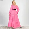 Urban Sexy Dresses Elegant Lady Maxi Party Dress for Woman Plus Size Women Clothing Fleared sleve Off Shoulder Prom Big Swing Dress Curve Y240402
