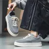 Scarpe casual Tendenza primaverile Bordo testa tonda Piattaforma Calzature uomo Tenis Masculino Adulto Sneaker con fondo spesso