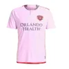 24/25 MLS Orlando City SC New Style Pink Los Angeles Philadelphia 은하수 뉴욕시 축구 유니폼 키트 맨 메이저 리그 23/24 축구 셔츠