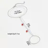 Link pulseiras qiamni boho borla simulação pérola coração cristal pulseira corrente para mulheres arnês de mão anéis de dedo ajustável pulseira