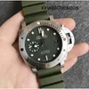 Relógio esportivo masculino Panerais Luminor Movimento automático Pam01055 Submersívelverdemilitare Aisi316l 5HF0