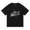 T-shirts pour hommes Trapstar Survêtements Designer Lettre de broderie Luxe Couleur arc-en-ciel Noir Blanc Gris Sports d'été Mode Cordon de coton Top manches Taille S-XL AB
