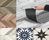 3D-Bodenaufkleber, wasserdichte Fliesen in Wandaufklebern, Holz, selbstklebende PVC-Tapete für Badezimmer, Wohnzimmer, 5795901
