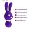 Andere gezondheidsschoonheidsartikelen Himall G Spot Vibrator Love 3 Motor Villing 10 Mode Vibration Rabbit Vibrator Y240402