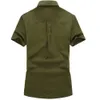 Summer Short Sleeved Shirt Mens Large Half Military Clothing {category}