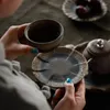 Plateaux à thé japonais, support de sous-verres en céramique, tapis isolant Vintage manuel, cérémonie zéro, siteel