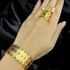 Bracelet de mariée africaine, chaîne réglable, plaqué or 24 carats, large, pour mariage à Dubaï, bijoux cadeaux