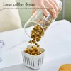 Storage Bottles Seasoning Containers Jars Reusable Fridge Food Portable With Lids Airtight PP And PET For Ginger Garlic Onion