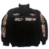 F1 Jackets Mens 재킷 경주복 F1 레트로 아메리칸 재킷 오토바이 사이클링 슈트 오토바이 정장 야외 면화 가을과 겨울 방풍 936