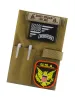 Verktyg Kosibate Outdoor Tactical Memo Cover War Notebook Case Diary Book Cover Camping Accessories