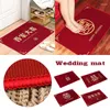 Carpets Chinese Style Red Xi Zi Doormat Wedding Decor Floor Doormats Kitchen Mats Home Living Room Carpet Retro Non-slip Area Rugs