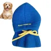 Odzież dla psa Mała zimowa czapka urocza kołnierz Snood Headwear Crocheted Pet Ranek Szyja Ucha cieplejsze akcesoria