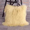 Pillow CURLY MONGOLIAN LAMB FUR Cover Sofa Home Decor Decorative ChristmasMöbel & Wohnen, Dekoration, Dekokissen!