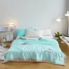 Bedding Designer bedding sets air-conditioning quilt Blanket luxury tide brand summer quilt is core summer day single and double person machine washable dormitory