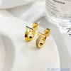 Boucle d'oreilles en diamant T1 Diamond incrusté de marque de luxe de luxe TIFANCCY BRANDE TIFAND