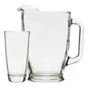 Wine Glasses Clear Glass Pitcher And Drinkware Tumbler Set Coffee Mug Cup Water Bottles Plastic With Lid Str