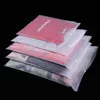 2024 50pcs Double Face Frosted Zipper Lock Self Seal Bags for Home Travel Storage Clothes Packaging Supplies
