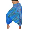 Pantaloni da donna stampati Yoga casual per le donne in estate Pantaloni leggeri con cavallo basso Pantaloni sportivi traspiranti Ropa Mujer