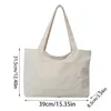 DrawString E74B Kvinnors stora kapacitet handväska praktiska och funktionella axelväska shoppinghandväskor för arbetsresor