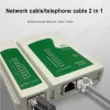 Тестер сетевого кабеля Портативный RJ11 RJ45 CAT5 CAT6 UTP Тестирование сети