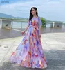 Urban Sexy Dresses Plus Size Bohemian Beach Sun Dress Flying Costume Chiffon Loose and Elegant Vestito Robe Womens Holiday Dance Dress Strap Y240402