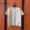 T-shirt a maniche corte con scollo tondo allentato casual con stampa Fushen per l'estate 2024