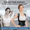 女性と男性のためのバックサポートブレース姿勢補正バックストレートナー姿勢矯正器脊柱側osis症およびハンチバック補正240322