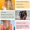 1003Pcs/Bag Hair Beads Kits for Lovely Kids Hair Acrylic Rainbow Beads Elastic Rubber Bands for Braiding Hair Accessories