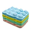 Baking Moulds Rose And Diamonds Silicone Ice Making Mould With Removable Lids Easy To Clean For Mojitos Popsicles Infused Mint