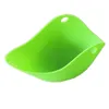 Cross-border supply of high temperature resistant silicone egg steamer food grade silicone egg cooker silicone egg omelette green egg tray