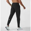 2024 lululemenI Männer Hosen Yoga Outfit Sport Schnell Trocknend Kordelzug Gym Taschen Jogginghose Hosen Herren Casual Elastische Taille Saugfähig und Atmungsaktiv cjf556