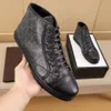 luxury designer Men's leisure sports shoes fabrics using canvas and leather a variety of comfortable material hbgt00001