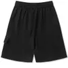 Short en métal PU Home Correct, haute qualité, 24SS, noir, classique, décontracté, polyvalent, pour hommes et femmes, printemps/été