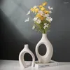 Vases VILEAD Nordic Wedding Flower Vase Interior Decor Accessories Combination Home Living Room Bedroom Tabletop Collection Gifts Item