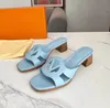 cool Isola Mule scarpe donna sandalo slide con tacco Design di lusso infradito sandali casual slip on cut-out in pelle moda tacco basso blocco di alta qualità taglia 35-43EU Nave veloce