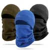 Bandanas épais chapeau écharpe ensemble Protection contre le froid couleur unie polaire chaud bonnets bonnet femmes hommes