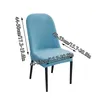Pokrywa krzesła Okładka Jacquard Universal Jadal Shood Shell Elastyczne spandekne spandex Living Fote
