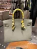 Platinum Leather Bk Handbags Designer Elephant Grey Gold Brown Handbag Womens Bag