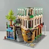 Blokken Creatieve Street View Boutique Hotel Bouwstenen 10297 Architectuur Model Moc Monteer Bakstenen Speelgoed Cadeau Voor Kinderen Kind Volwassen 240401