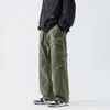 Streetwear hip hop joggers calças de carga homens multi-bolso cintura elástica harem calças masculino harajuku casual mulher sweatpants 240318