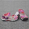 Baotou sandals female pregnant women summer outdoor antiskid soft soled river tracing sports flat bottomed beach shoes 240318