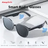 Occhiali da sole Smart Audio Glasses Wireless Bluetooth Chiamata con microfono Musica Rumore Cancellazione delle cuffie UV Occhiali da sole