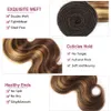 Ombre Highlight Bundles Human Hair Body Wave s Brazilian P427 Honey Blonde Colored 240327